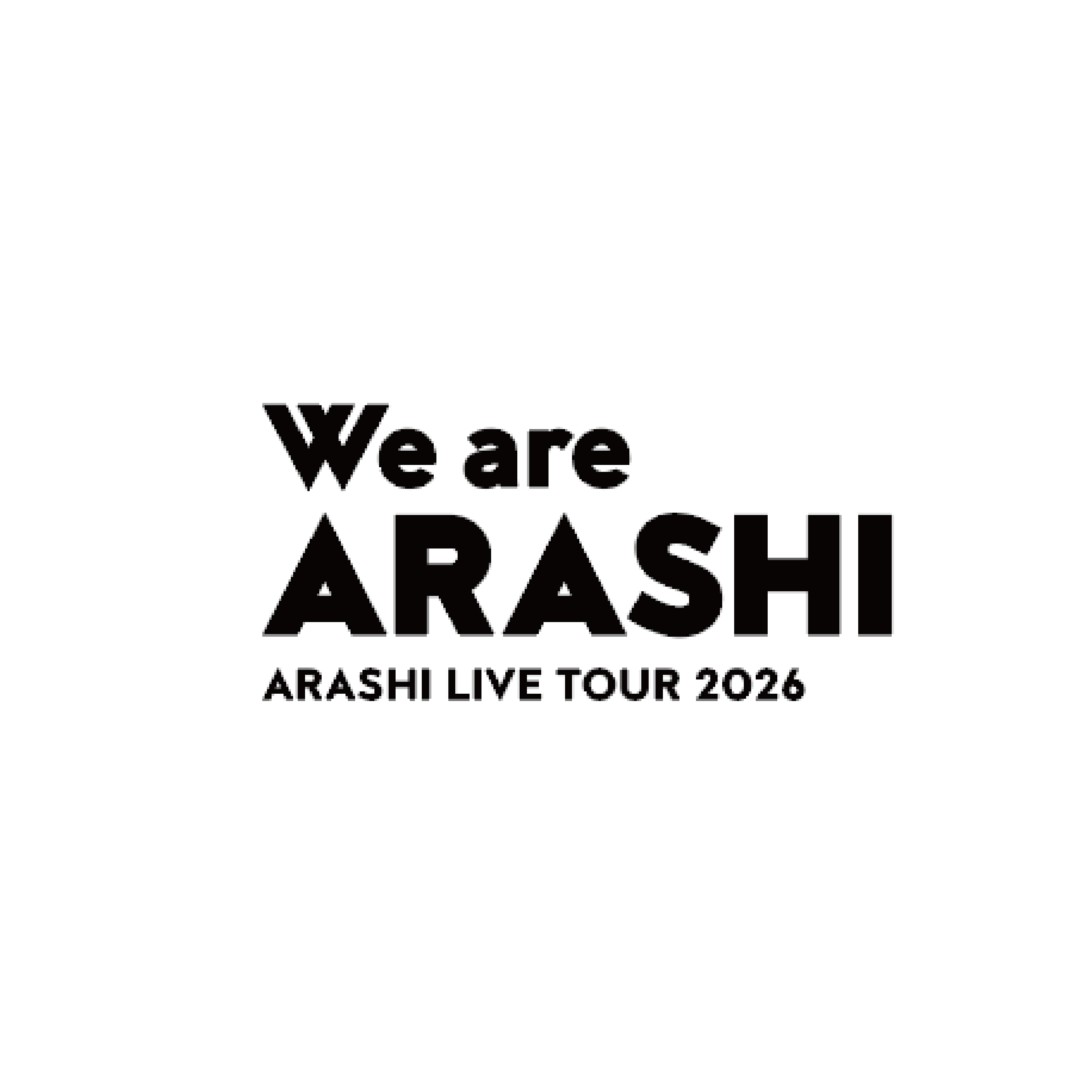 ARASHI LIVE TOUR 2026 「We are ARASHI」 – FAMILY CLUB.STORE GLOBAL