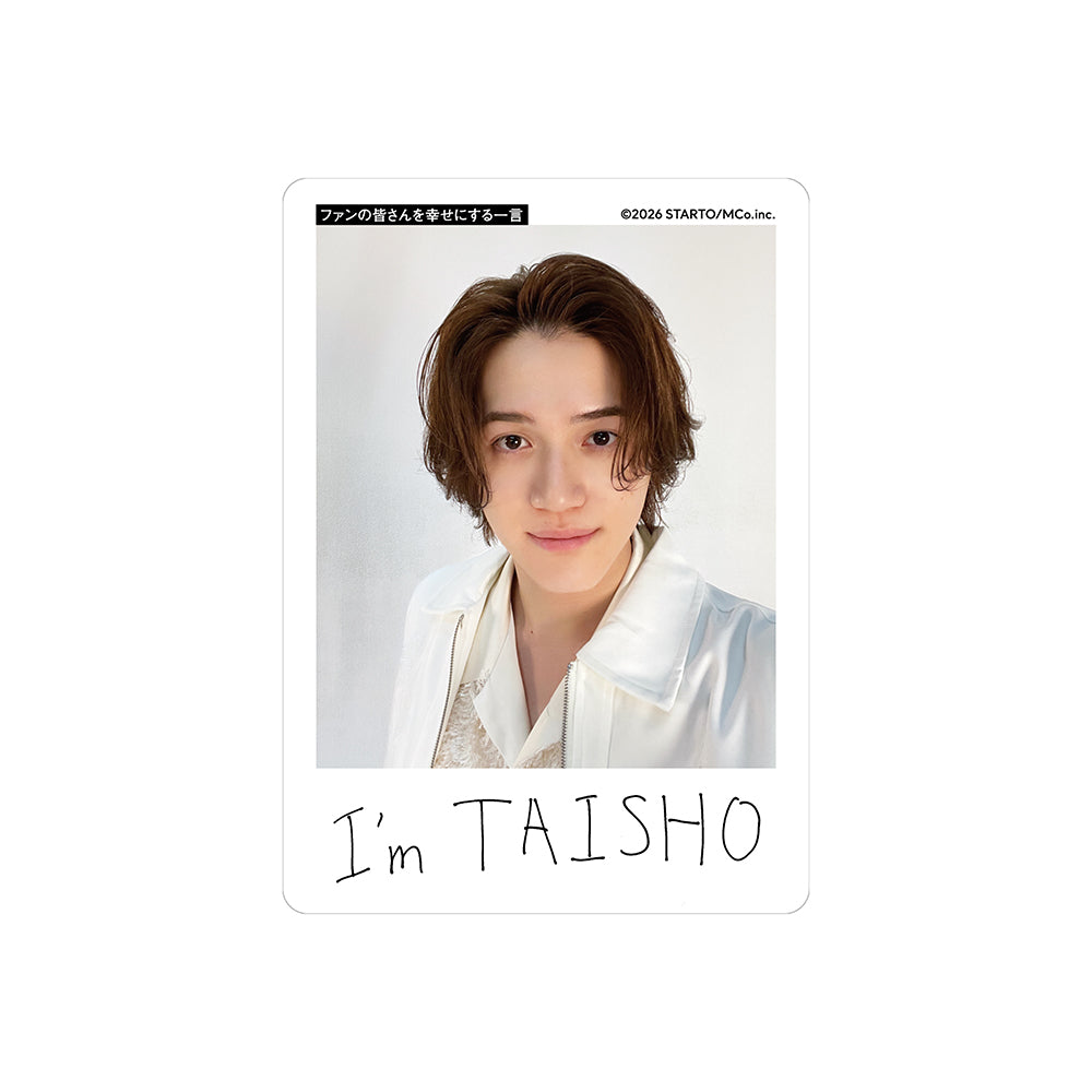 Taisho IWASAKI Profile Card 2026