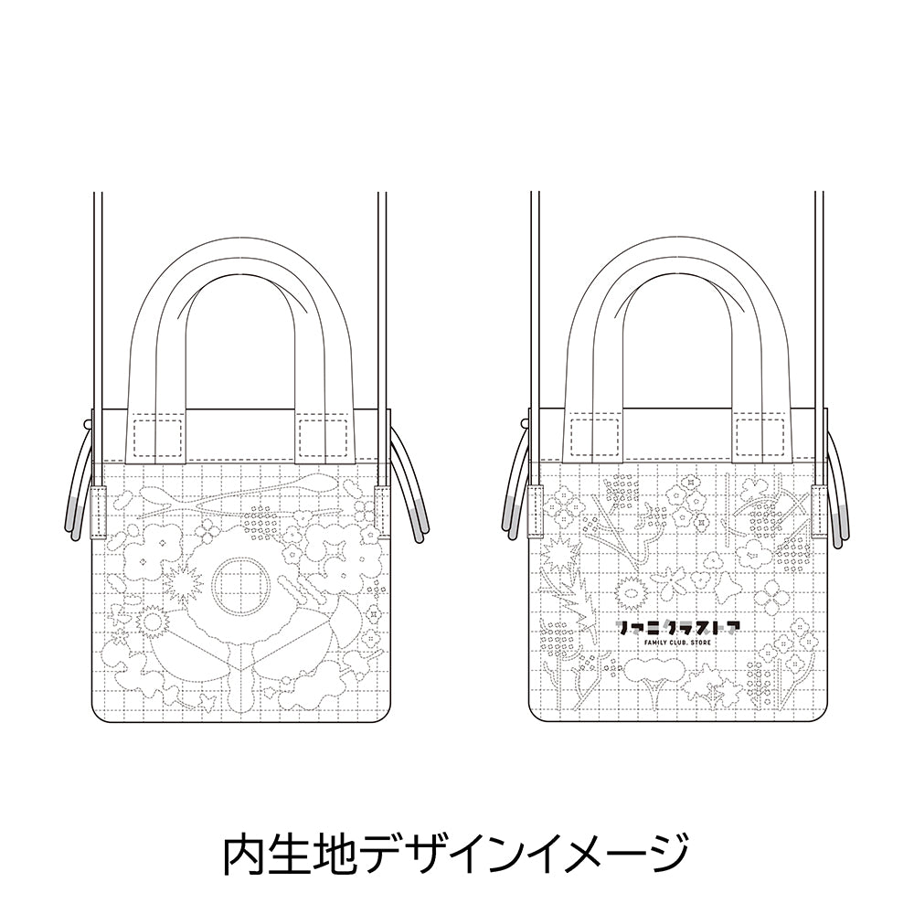 CITEN×FAMILY CLUB.STORE Mini Tote WHITE