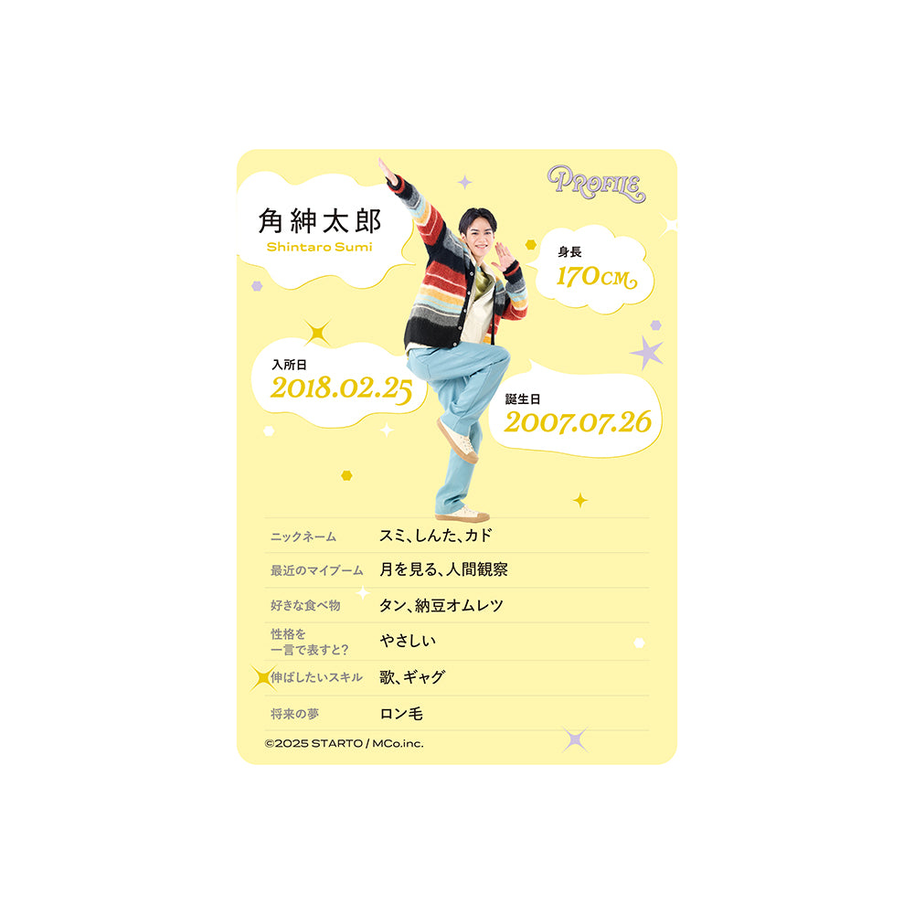 Shintaro SUMI Profile Card