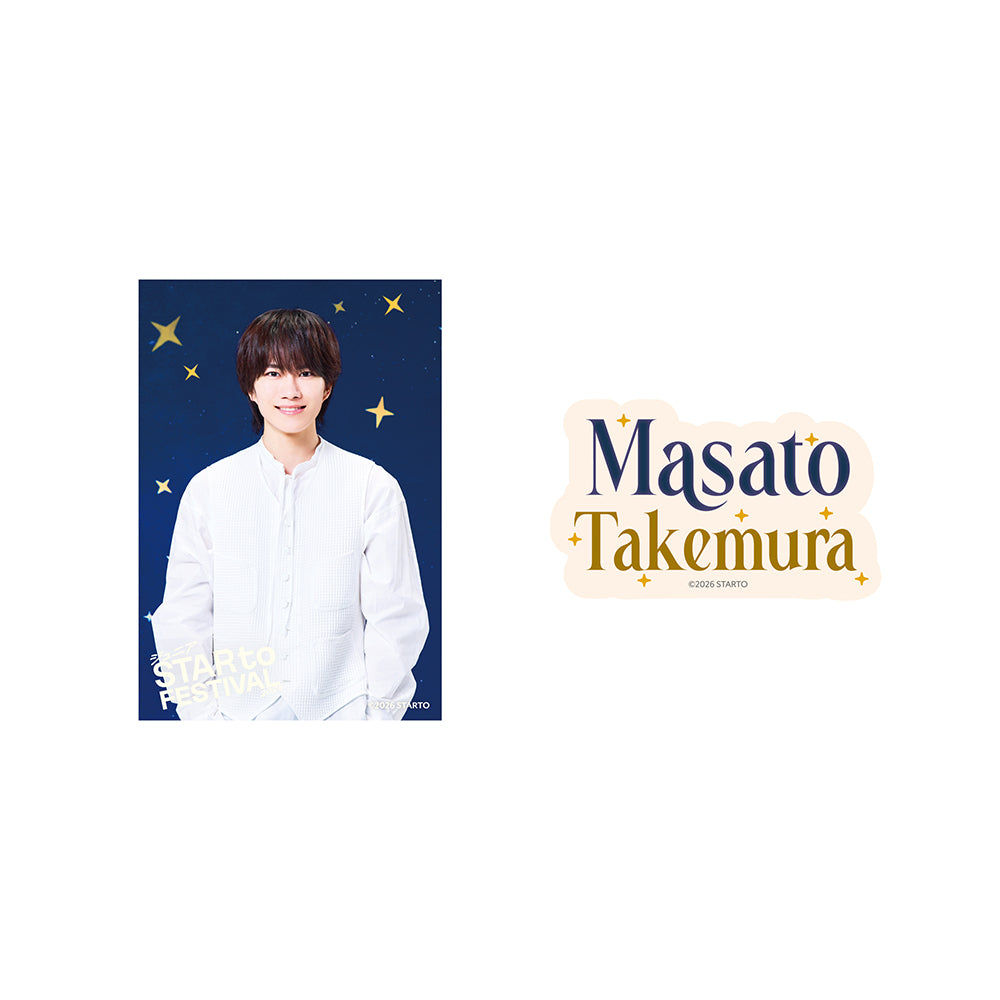 【Masato TAKEMURA】Sticker Set