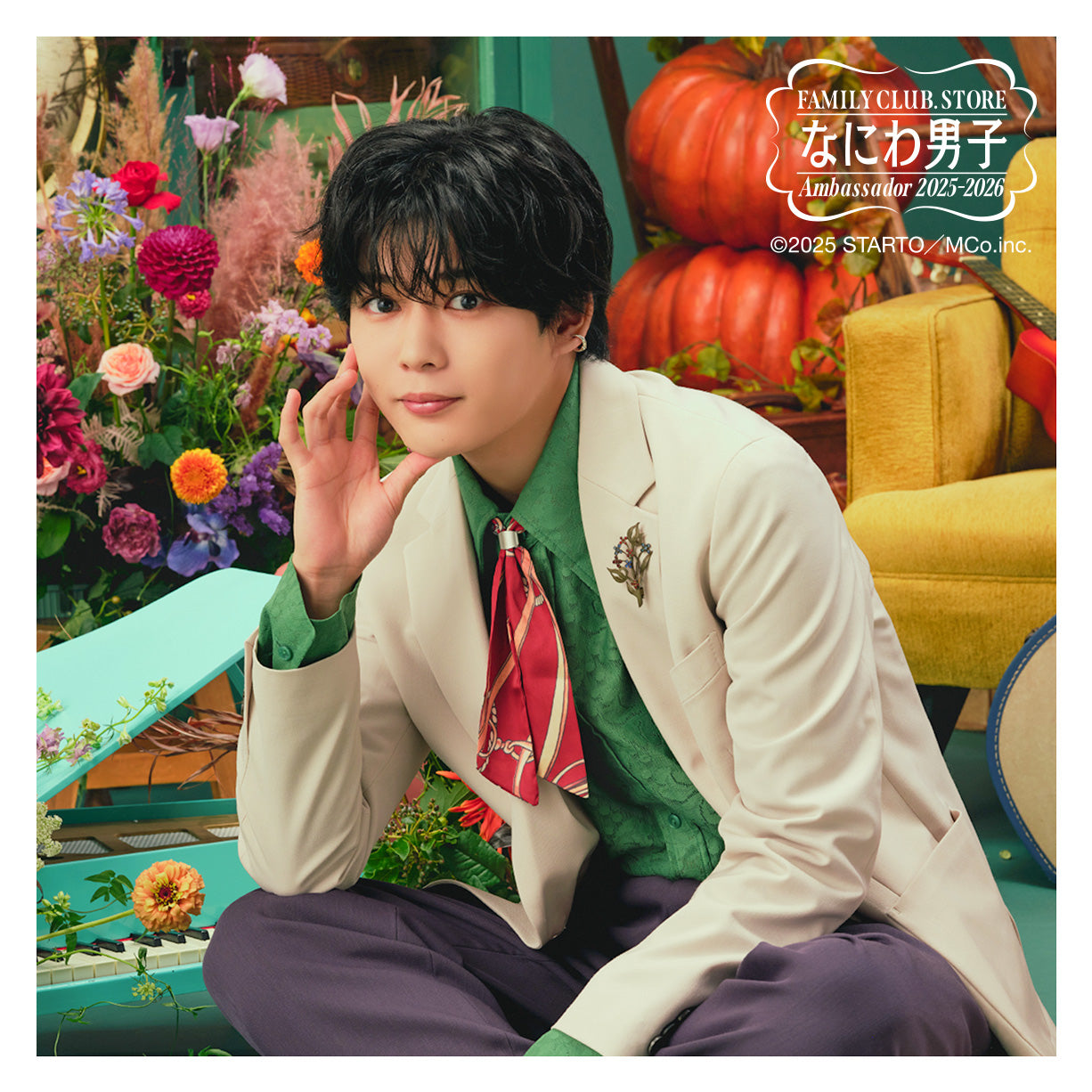 【No.SQ25-126】FAMILY CLUB.STORE Ambassador 2025-2026 Naniwa Danshi Square Photo (Classic)