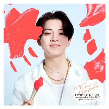 【No.SQ26-090】FAMILY CLUB.STORE Ambassador 2026-2027 Travis Japan Square Photo Summer Sketch
