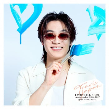 【No.SQ26-095】FAMILY CLUB.STORE Ambassador 2026-2027 Travis Japan Square Photo Summer Sketch
