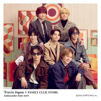 【No.SQ26-137】FAMILY CLUB.STORE Ambassador 2026-2027 Travis Japan Square Photo Harvest