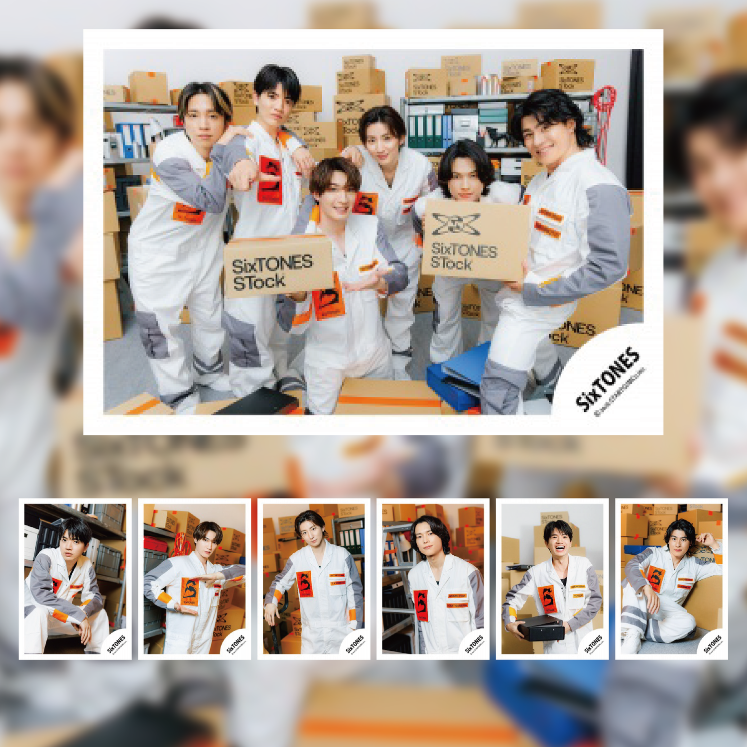 「SixTONES STock」Key visual off-shot