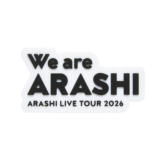 We are ARASHI Logo Magnet