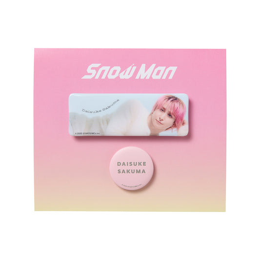 Daisuke SAKUMA Button Badge Set