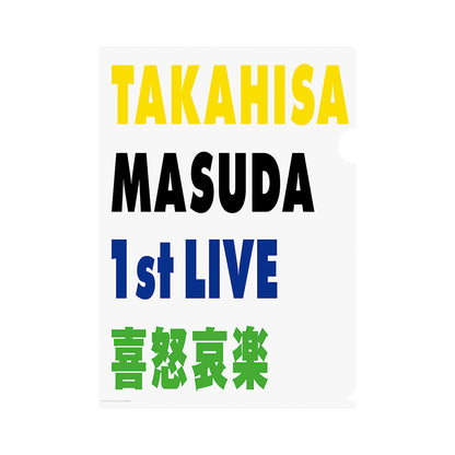 Takahisa Masuda 1st LIVE Joy, Anger, Sorrow and Pleasure Clear File