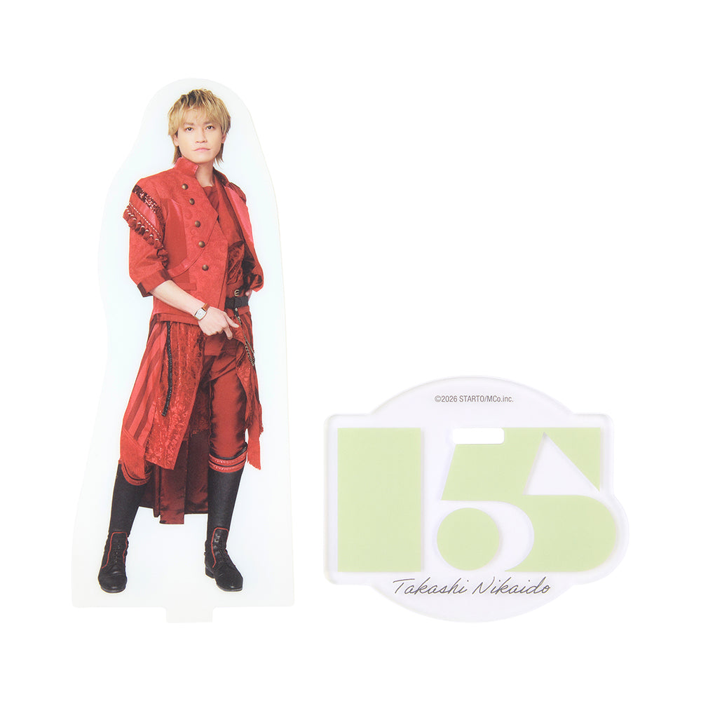 Takashi NIKAIDO Double-sided Acrylic Stand