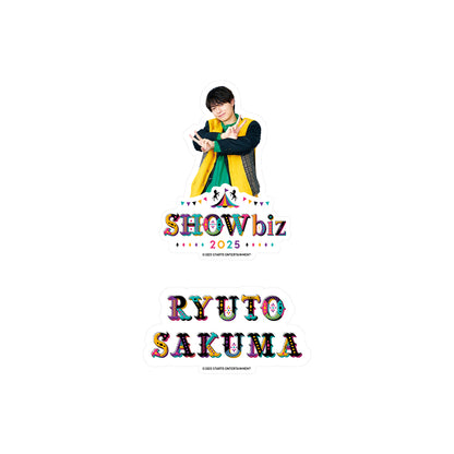 SHOWbiz 2025 official goods 【Ryuto SAKUMA】Sticker Set