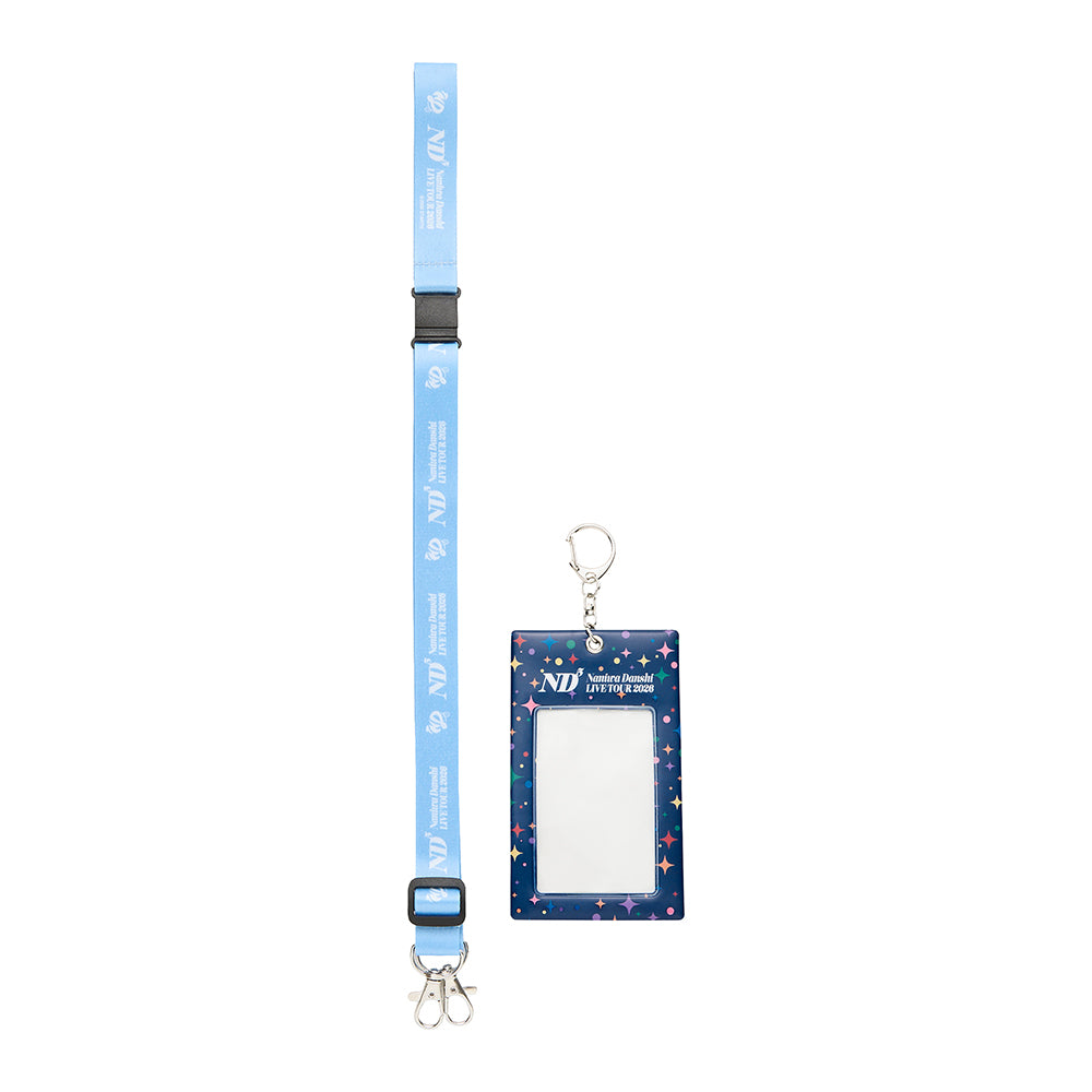 Card holder with neck strap