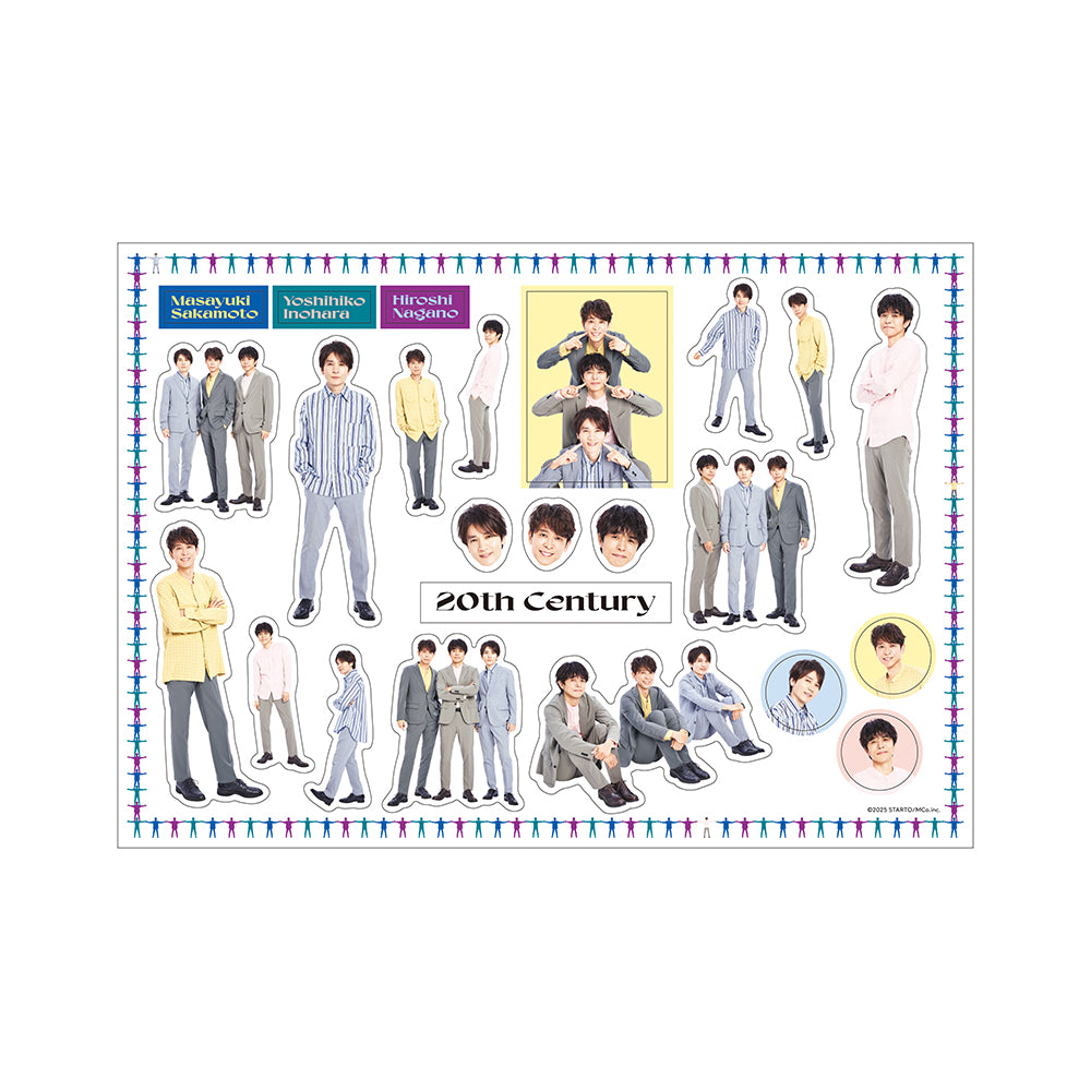20th Century Sticker Set