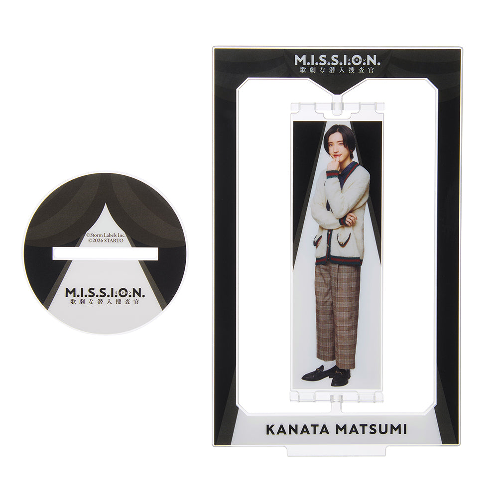 Shunsuke MICHIEDA "M.I.S.S.I.O.N. Operatic Undercover Agent" Turn Acrylic Stand