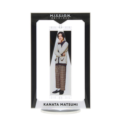 Shunsuke MICHIEDA "M.I.S.S.I.O.N. Operatic Undercover Agent" Turn Acrylic Stand