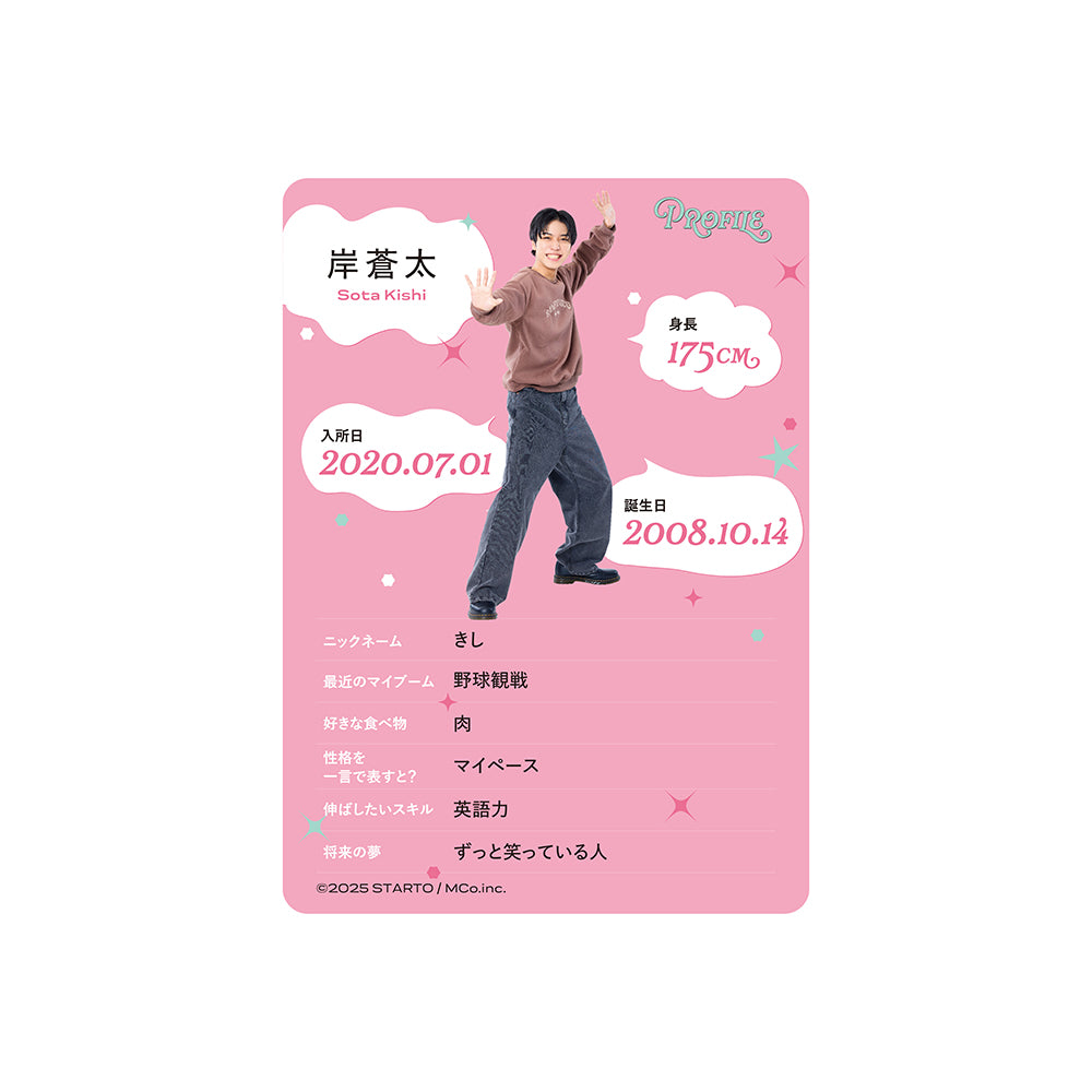 Profile Card & Profile Card Holder Sota KISHI Profile Card