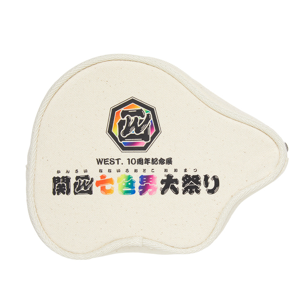 WEST. 10th Anniversary Exhibition KANSAI NANAIRO OTOKO OMATSURI Mini Pouch