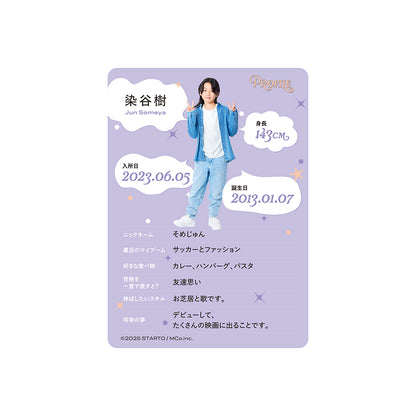 Profile Card & Profile Card Holder Jun SOMEYA Profile Card