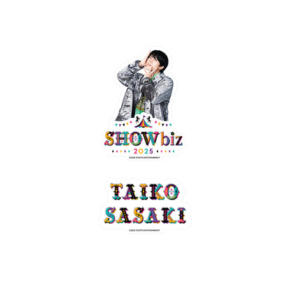 SHOWbiz 2025 official goods 【Taiko SASAKI】Sticker Set