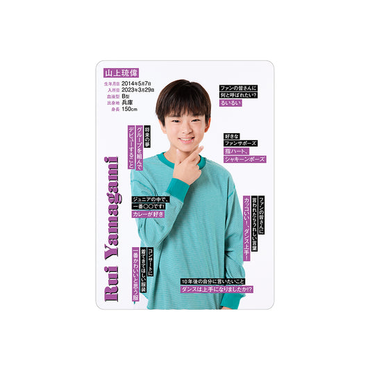 Rui YAMAGAMI Profile Card 2026