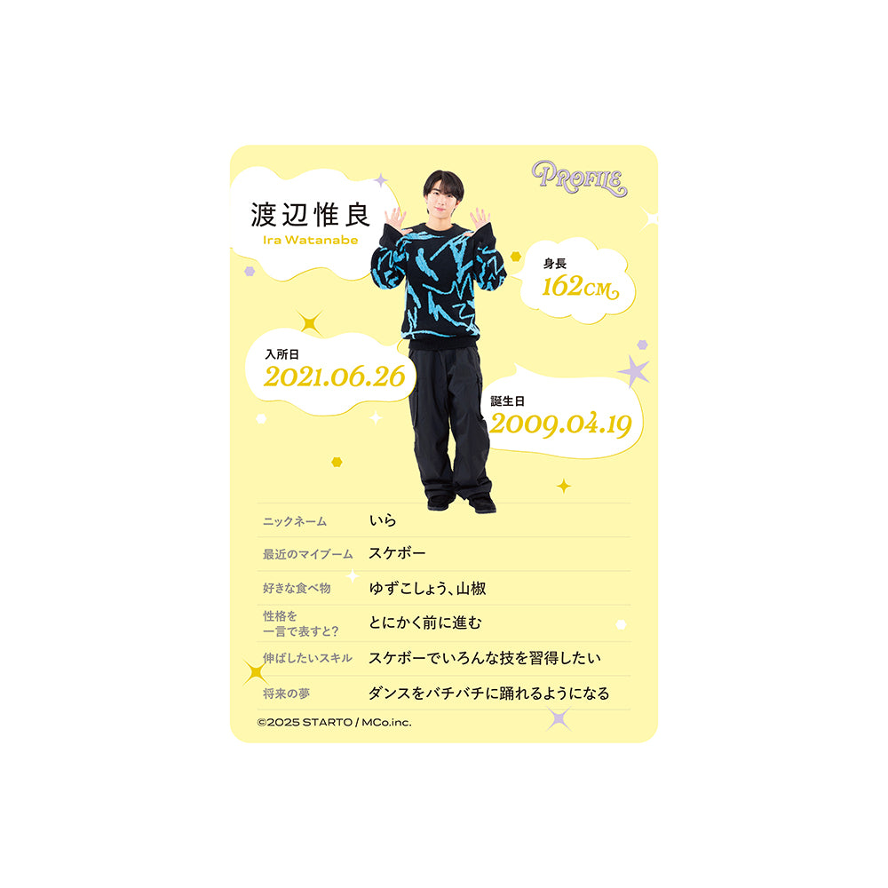 Profile Card & Profile Card Holder Ira WATANABE Profile Card