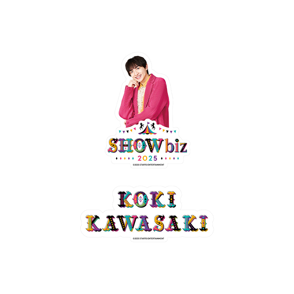 SHOWbiz 2025 official goods 【Koki KAWASAKI】Sticker Set