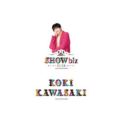 SHOWbiz 2025 official goods 【Koki KAWASAKI】Sticker Set