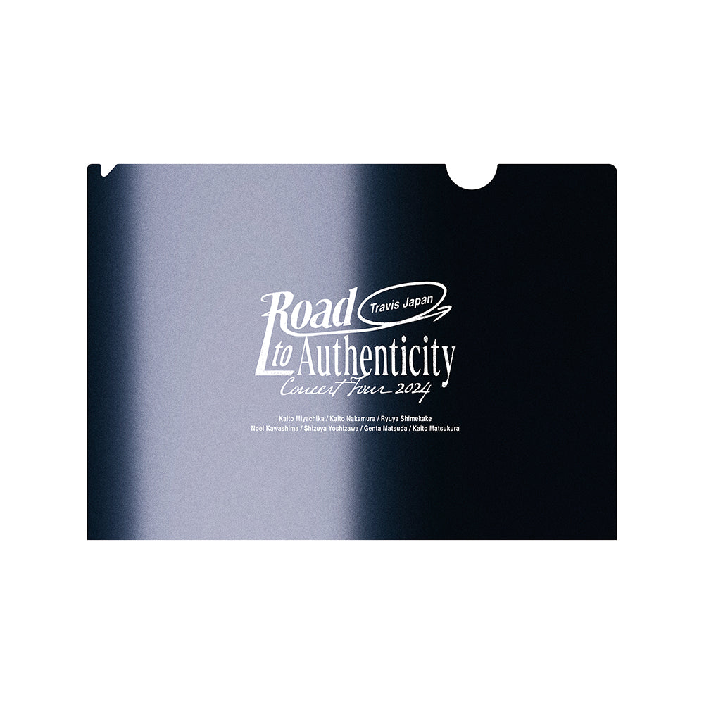 「Travis Japan Concert Tour 2024Road to Authenticity」Official Goods【Group】Clear File