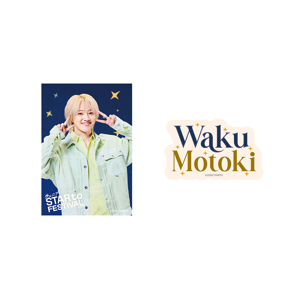 【Waku MOTOKI】Sticker Set