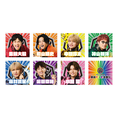 WEST. 10th Anniversary Exhibition KANSAI NANAIRO OTOKO OMATSURI Sticker Set