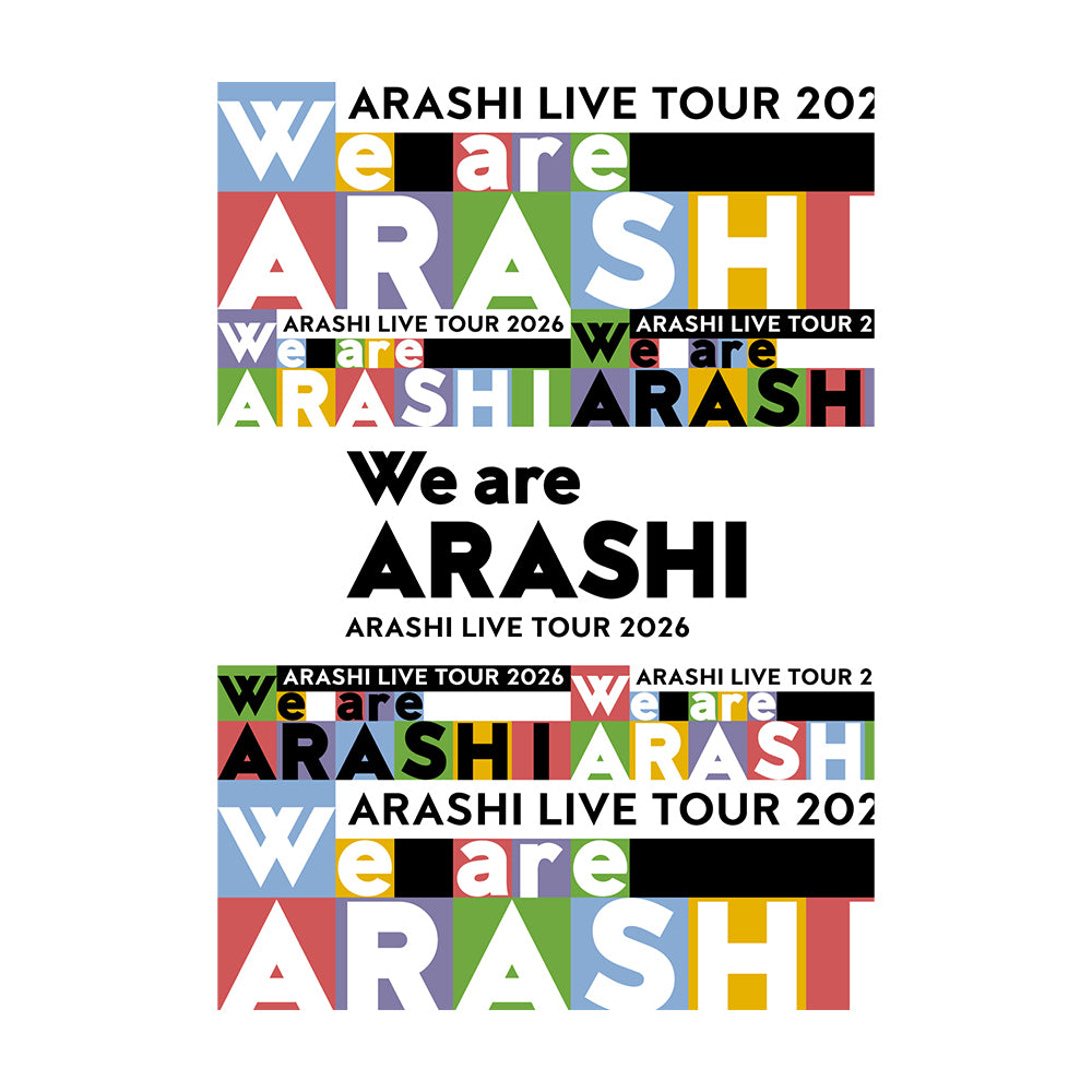 ARASHI LIVE TOUR 2026 「We are ARASHI」 – FAMILY CLUB.STORE GLOBAL