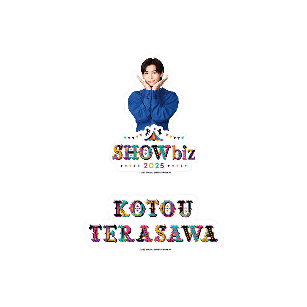 SHOWbiz 2025 official goods 【Kotou TERASAWA】Sticker Set