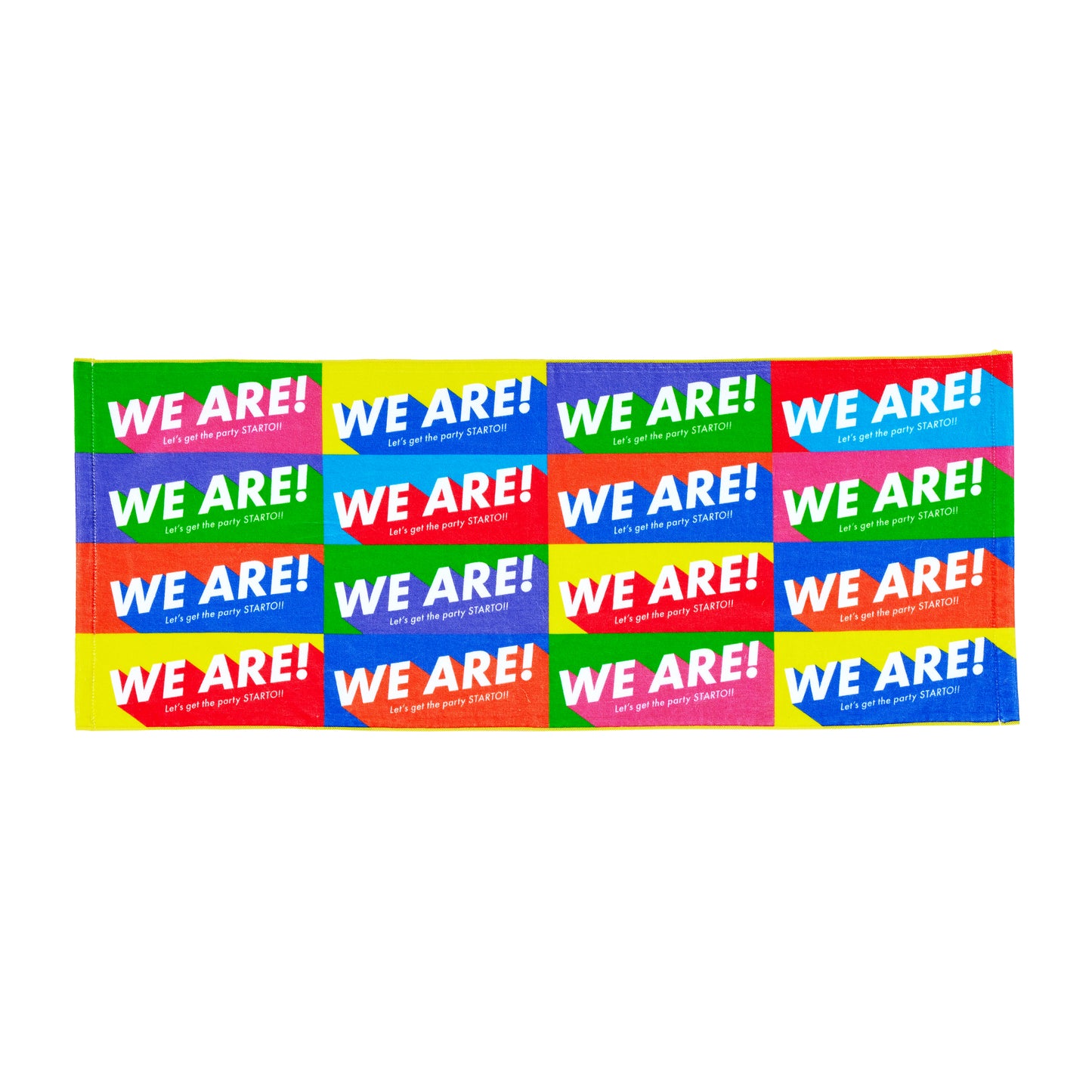 「WE ARE! Let's get the party STARTO!!」【Color】Face Towel