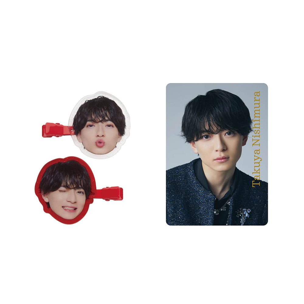 【Takuya NISHIMURA】Hair Clip & Card Set