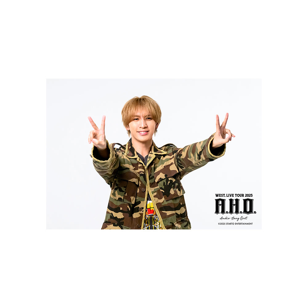 WEST. LIVE TOUR 2025 A.H.O. -Audio Hang Out- 【Ryusei FUJII】Original Photo Set