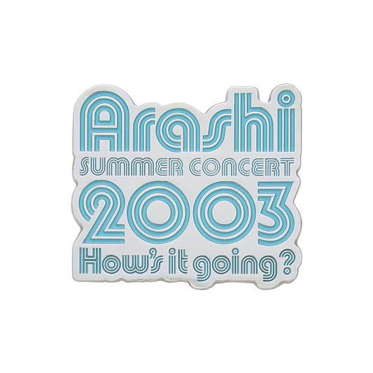 ARASHI SUMMER CONCERT 2003 How's it going Logo Magnet