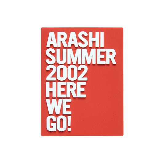 ARASHI SUMMER 2002 HERE WE GO! Logo Magnet