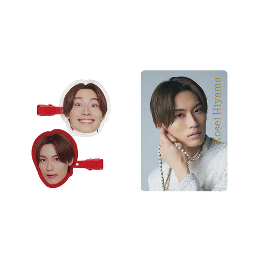 【Kosei HIYAMA】Hair Clip & Card Set