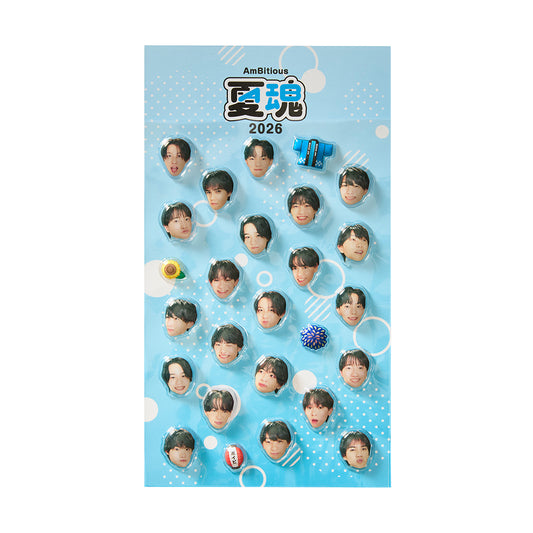 【Boys be】Puffy Stickers