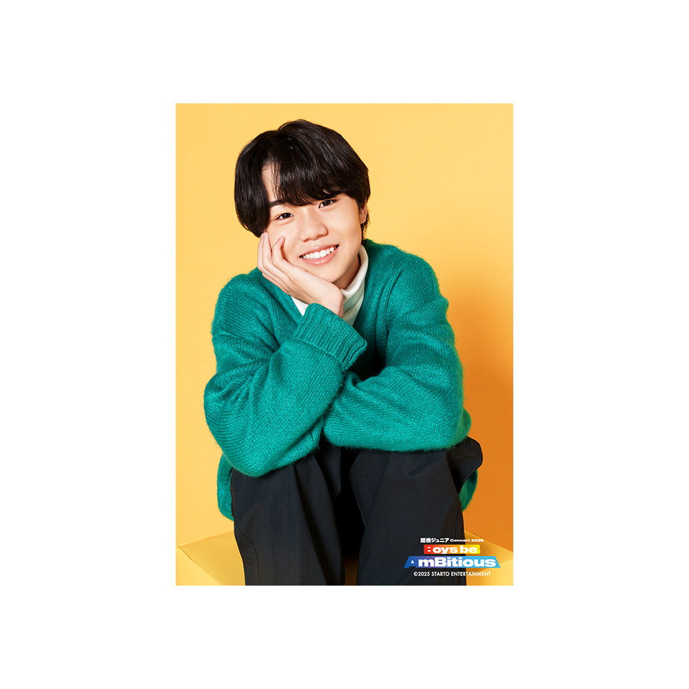 Kansai Junior Concert 2025 Boys be AmBitious official goods 【Kosuke UEGAKI】Original Photo Set