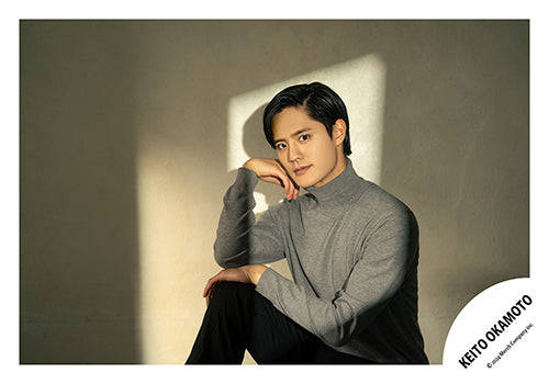 【No.OKK24-001】Keito OKAMOTO Artist photo shoot off-shot 2024