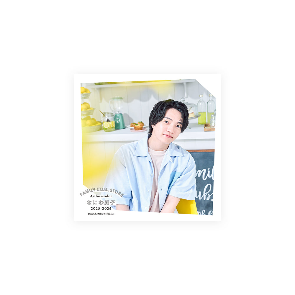 【No.SQ25-082】FAMILY CLUB.STORE Ambassador 2025-2026 Naniwa Danshi Square Photo (Summer Day)