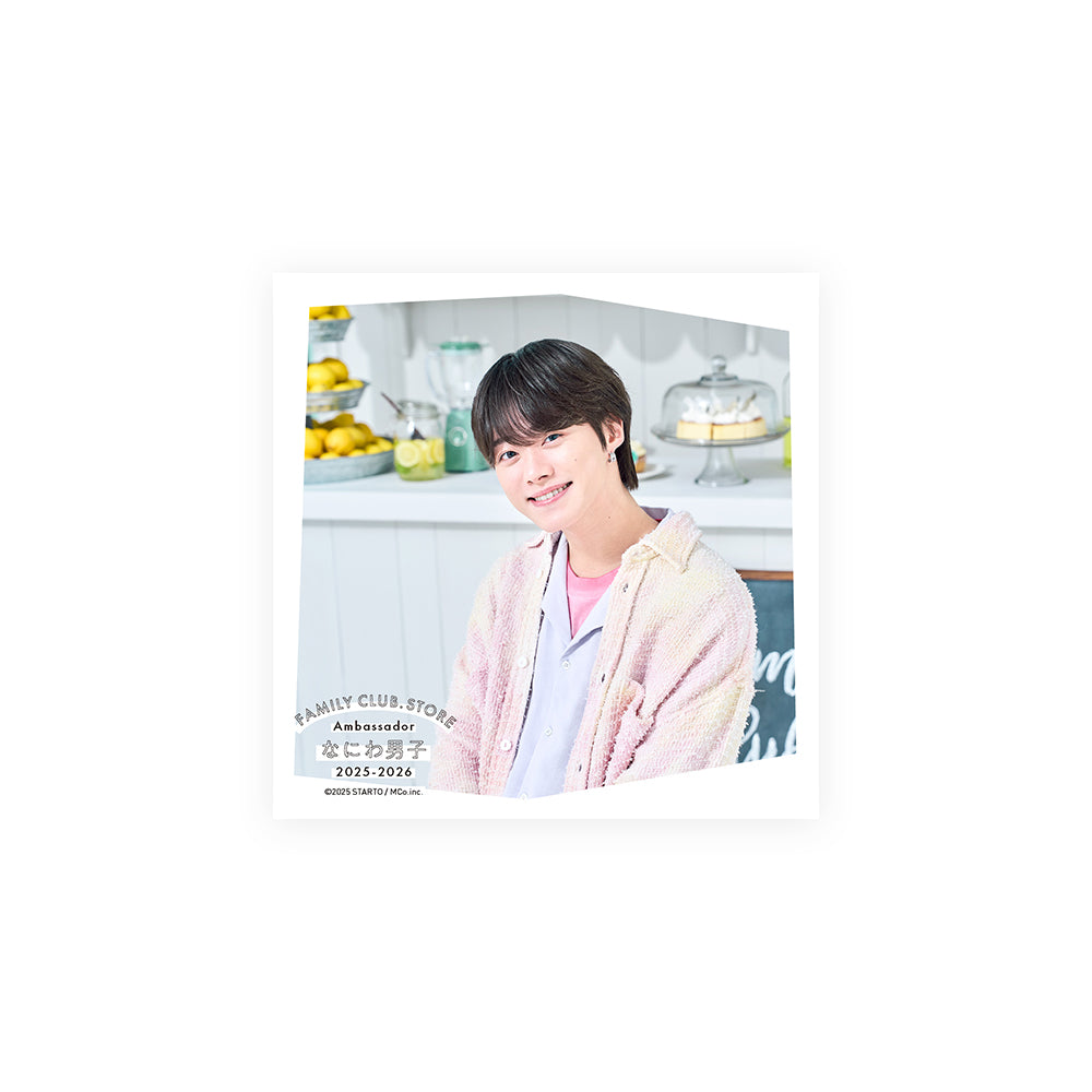 【No.SQ25-088】FAMILY CLUB.STORE Ambassador 2025-2026 Naniwa Danshi Square Photo (Summer Day)