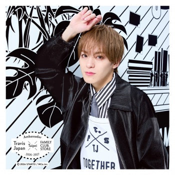 【No.SQ26-088】FAMILY CLUB.STORE Ambassador 2026-2027 Travis Japan Square Photo Monochrome TAIPEI