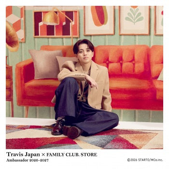 【No.SQ26-138】FAMILY CLUB.STORE Ambassador 2026-2027 Travis Japan Square Photo Harvest