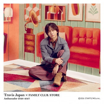 【No.SQ26-139】FAMILY CLUB.STORE Ambassador 2026-2027 Travis Japan Square Photo Harvest