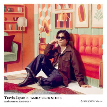 【No.SQ26-143】FAMILY CLUB.STORE Ambassador 2026-2027 Travis Japan Square Photo Harvest