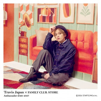 【No.SQ26-144】FAMILY CLUB.STORE Ambassador 2026-2027 Travis Japan Square Photo Harvest