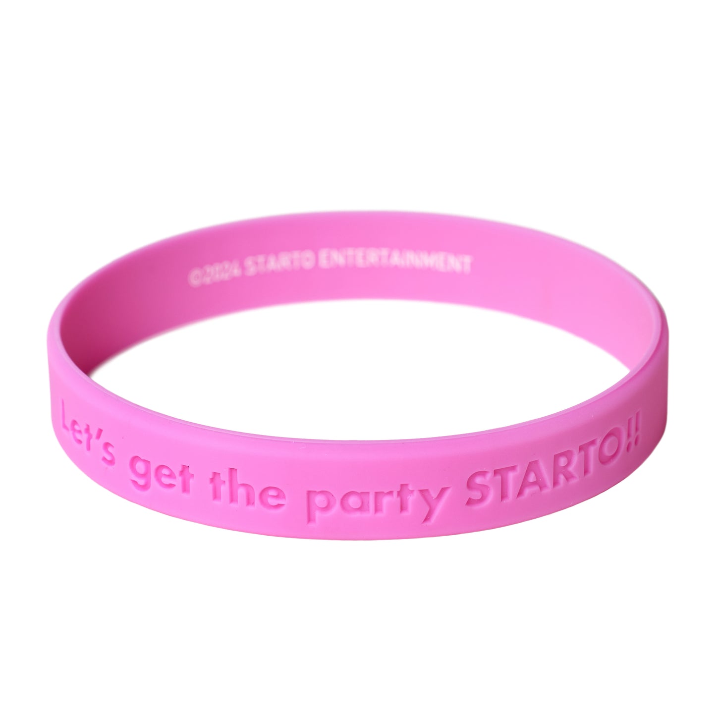 「WE ARE! Let's get the party STARTO!!」【Pink】Rubber Band