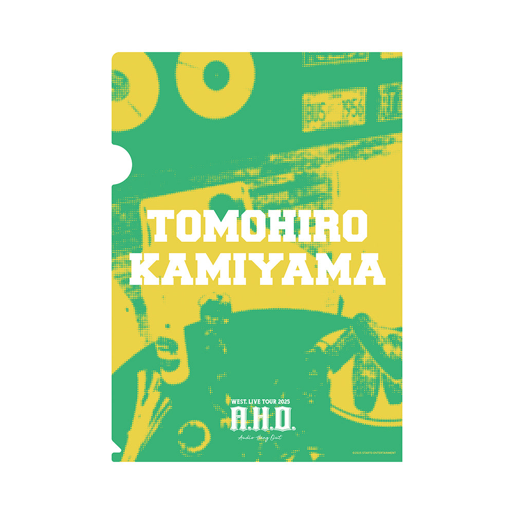 WEST. LIVE TOUR 2025 A.H.O. -Audio Hang Out- 【Tomohiro KAMIYAMA】Clear File